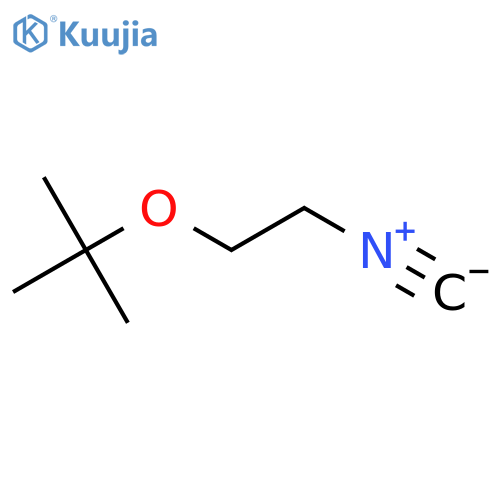 2-(2-isocyanoethoxy)-2-methylpropane structure