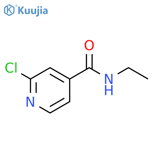 2-Chloro-N-ethylisonicotinamide structure