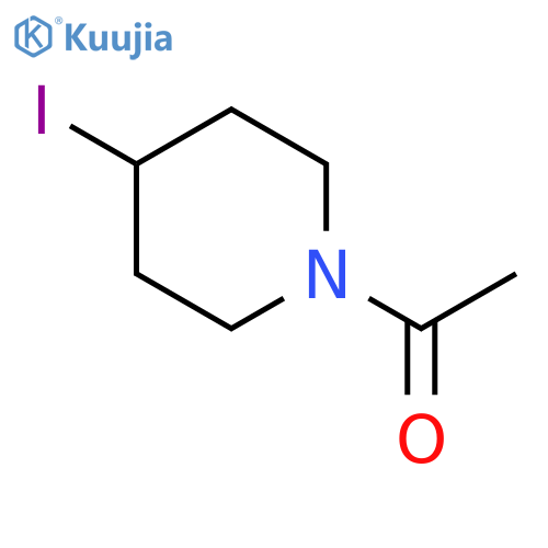 1-acetyl-4-iodopiperidine structure