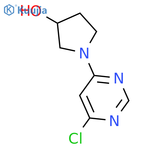 (S)-1-(6-Chloro-pyrimidin-4-yl)-pyrrolidin-3-ol structure
