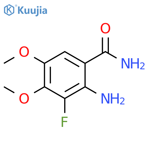 2-Amino-3-Fluoro-4,5-Dimethoxybenzamide structure