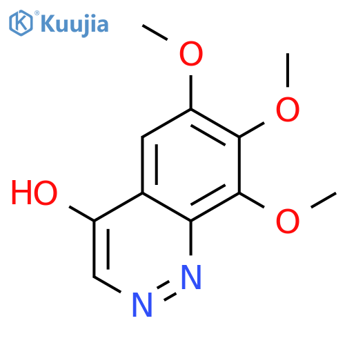 6,7,8-Trimethoxycinnolin-4-ol structure