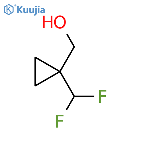 [1-(Difluoromethyl)cyclopropyl]methanol structure