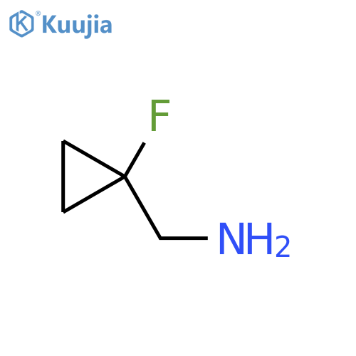 (1-Fluorocyclopropyl)methanamine structure