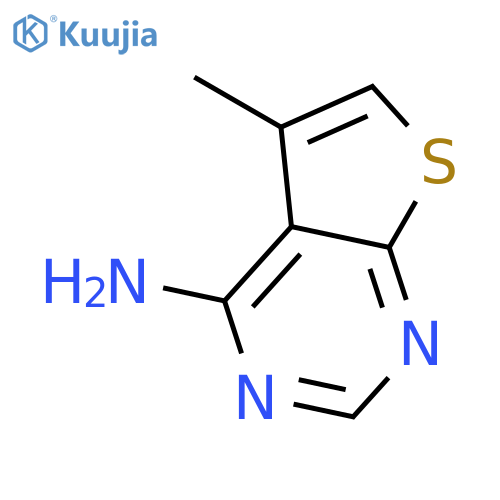 Thieno[2,3-d]pyrimidin-4-amine,5-methyl- structure