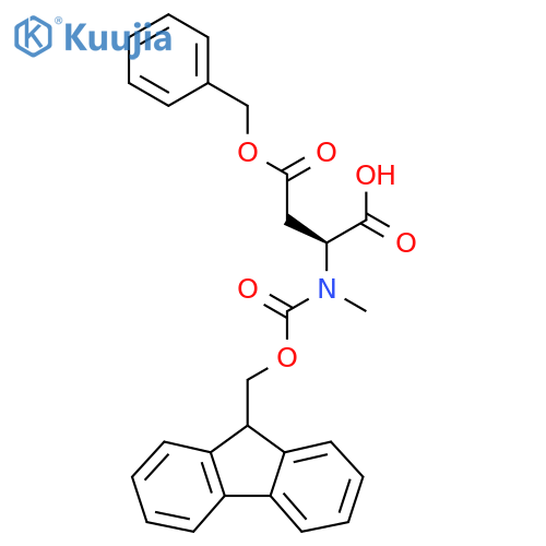 Fmoc-N-Me-Asp(OBzl)-OH structure