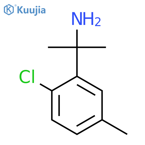 2-(2-chloro-5-methylphenyl)propan-2-amine structure