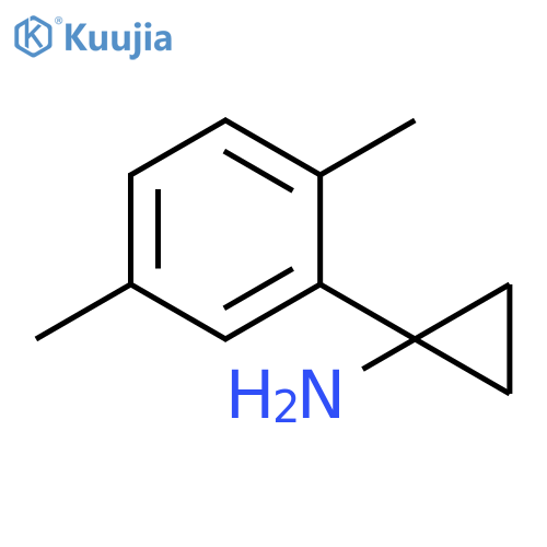 1-(2,5-dimethylphenyl)cyclopropan-1-amine structure