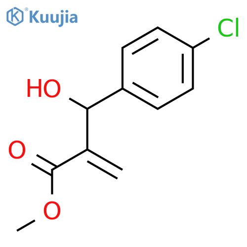 Methyl 2-((4-chlorophenyl)(hydroxy)methyl)acrylate structure