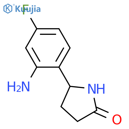 5-(2-AMINO-4-FLUOROPHENYL)PYRROLIDIN-2-ONE structure