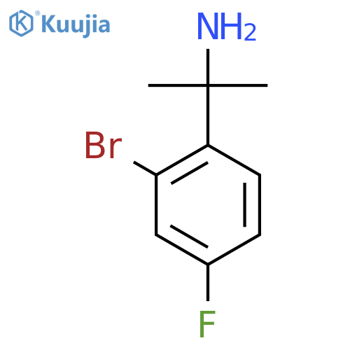 2-(2-bromo-4-fluorophenyl)propan-2-amine structure