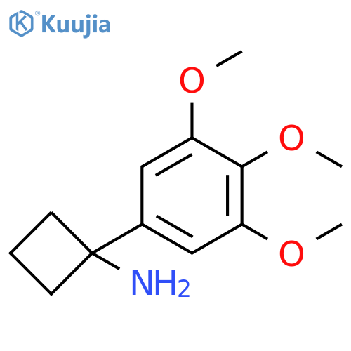 1-(3,4,5-Trimethoxyphenyl)cyclobutanamine structure
