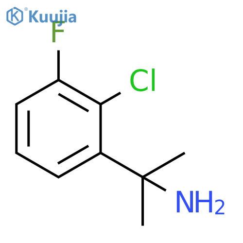 2-(2-chloro-3-fluorophenyl)propan-2-amine structure