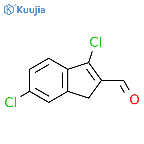 3,6-dichloro-1H-indene-2-carbaldehyde structure
