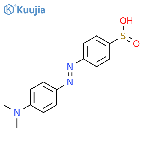 Benzenesulfinic acid,4-[2-[4-(dimethylamino)phenyl]diazenyl]- structure