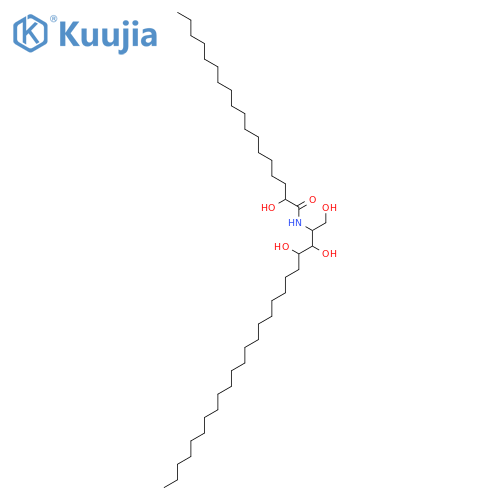 (2R)-N-[(1S,2S,3R)-2,3-dihydroxy-1-(hydroxymethyl)tricosyl]-2-hydroxyoctadecanamide structure