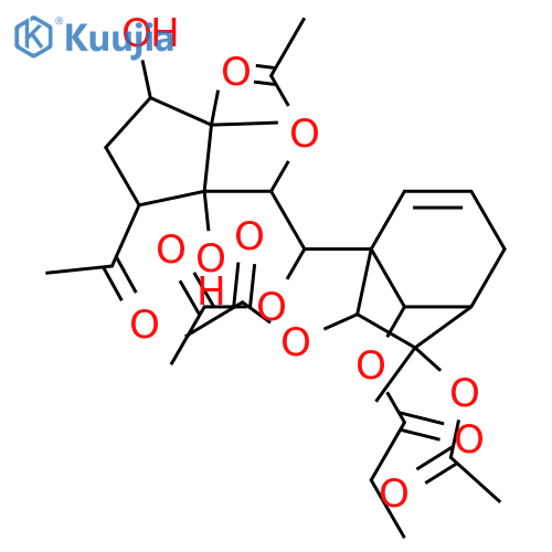 3,5,6,7,14,15,16-Heptahydroxy-9,10-seco-9(11)-grayanotoxen-10-one; (1αH,3β,5β,6ξ,7ξ,14β,15α,16α)-form, 14-Propanoyl, 6,7,15,16-tetra-Ac structure
