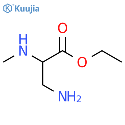 Ethyl 3-amino-2-(methylamino)propanoate structure