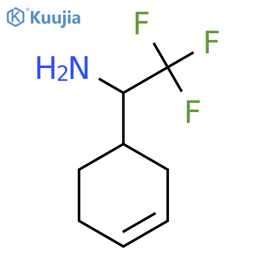 1-(cyclohex-3-en-1-yl)-2,2,2-trifluoroethan-1-amine structure