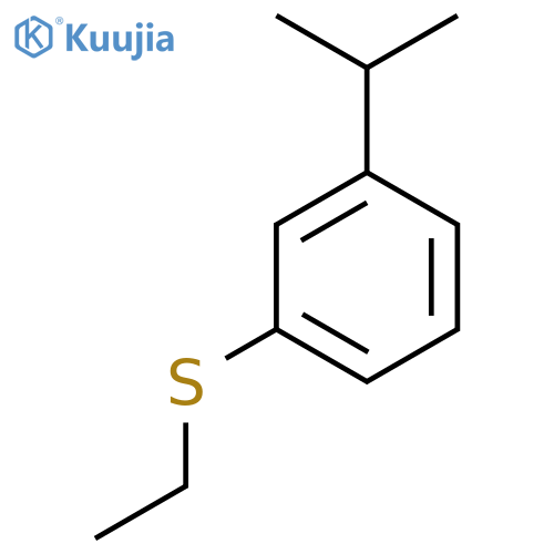 Ethyl 3-iso-propylphenyl sulfide structure
