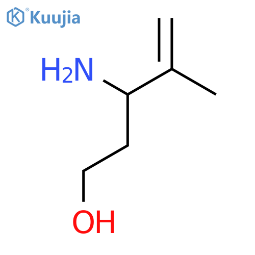 3-Amino-4-methylpent-4-en-1-ol structure