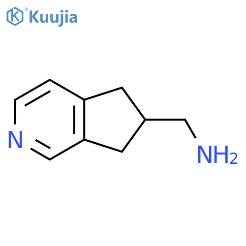 {5H,6H,7H-cyclopenta[c]pyridin-6-yl}methanamine structure