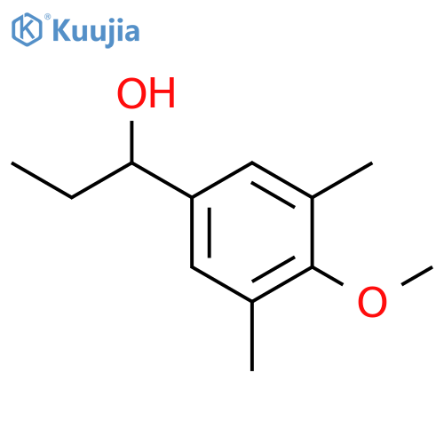 1-(4-methoxy-3,5-dimethylphenyl)propan-1-ol structure