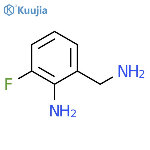 2-(aminomethyl)-6-fluoroaniline structure