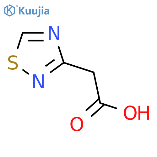 2-(1,2,4-Thiadiazol-3-yl)acetic acid structure