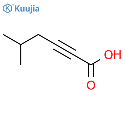 5-Methylhex-2-ynoic acid structure