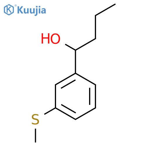 1-(3-(Methylthio)phenyl)butan-1-ol structure