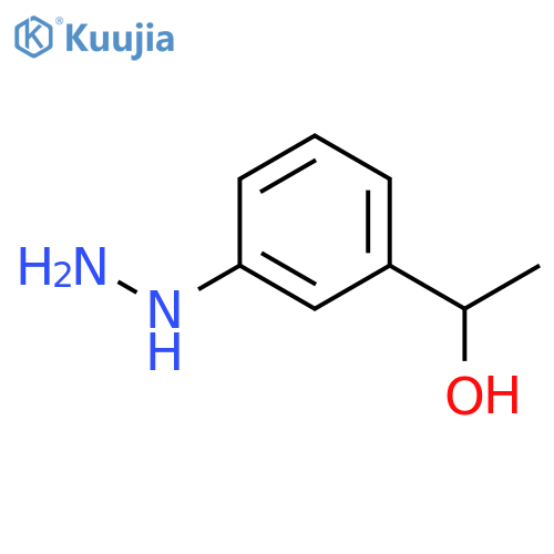 1-(3-hydrazinylphenyl)ethan-1-ol structure