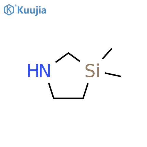 1-Aza-3-silacyclopentane, 3,3-dimethyl- structure