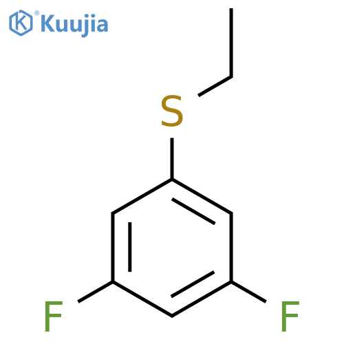 1-ethylsulfanyl-3,5-difluorobenzene structure