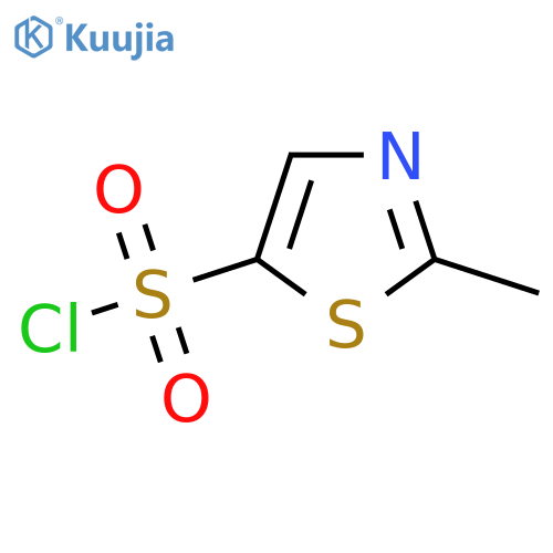 2-methylthiazole-5-sulfonyl chloride structure
