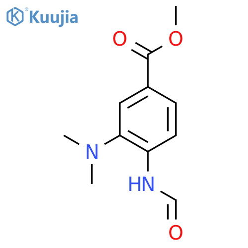 Methyl 3-(dimethylamino)-4-formamidobenzoate structure
