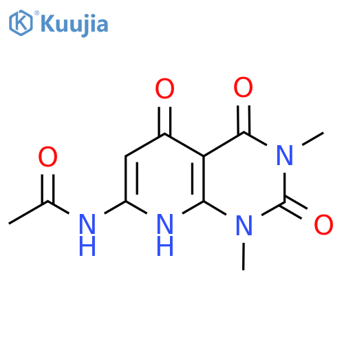 N-(1,3-dimethyl-2,4,5-trioxo-1,2,3,4,5,8-hexahydropyrido[2,3-d]pyrimidin-7-yl)acetamide structure