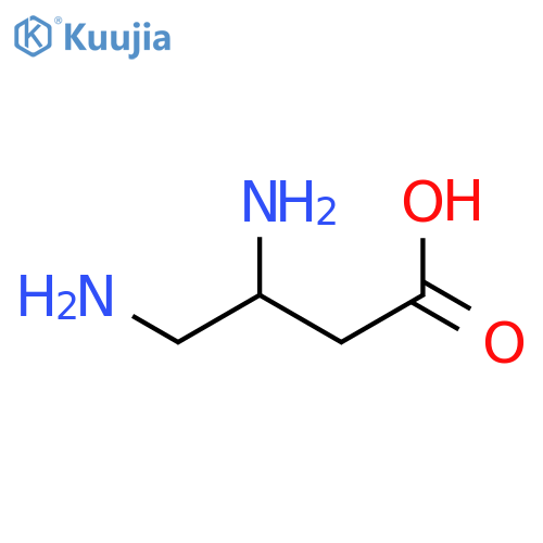 3,4-Diaminobutanoic acid structure