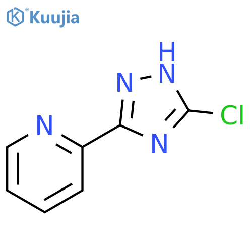 2-(5-chloro-1H-1,2,4-triazol-3-yl)pyridine structure