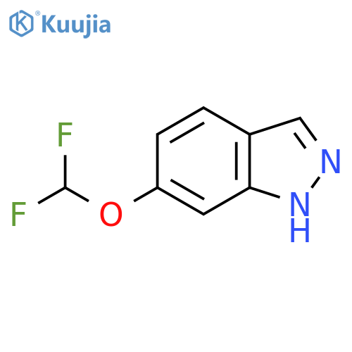 6-(Difluoromethoxy)-1H-indazole structure