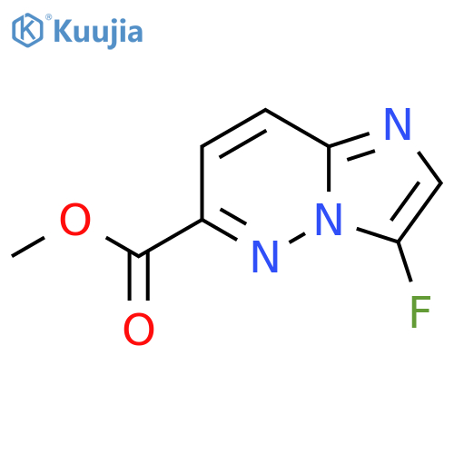 methyl 3-fluoroimidazo[1,2-b]pyridazine-6-carboxylate structure