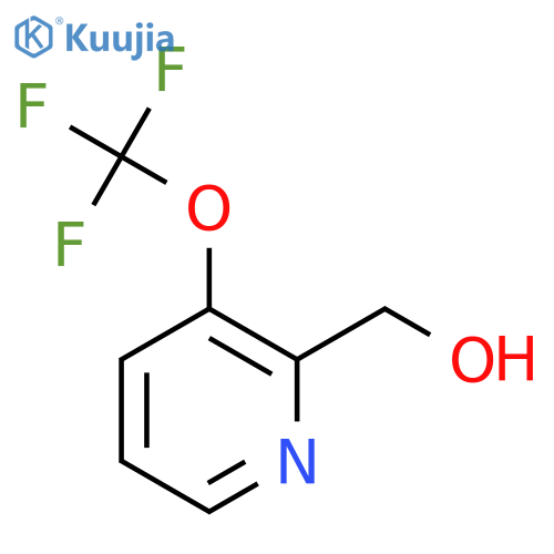 [3-(trifluoromethoxy)-2-pyridyl]methanol structure