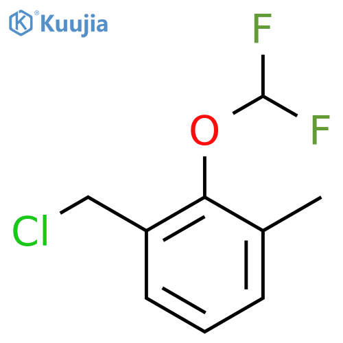 1-(chloromethyl)-2-(difluoromethoxy)-3-methylbenzene structure
