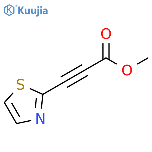 methyl 3-(1,3-thiazol-2-yl)prop-2-ynoate structure