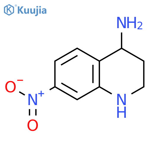 4-Quinolinamine, 1,2,3,4-tetrahydro-7-nitro- structure