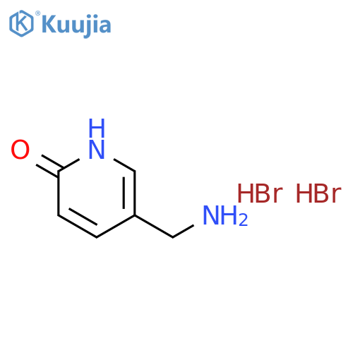 5-(aminomethyl)-1H-pyridin-2-one;dihydrobromide structure
