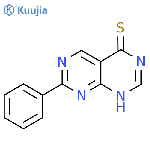 2-Phenyl-8H-pyrimido[4,5-d]pyrimidine-5-thione structure
