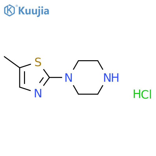 1-(5-methyl-1,3-thiazol-2-yl)piperazine dihydrochloride structure