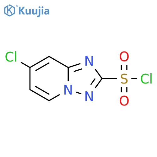 7-Chloro-[1,2,4]triazolo[1,5-a]pyridine-2-sulfonyl chloride structure