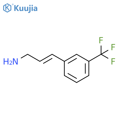 3-3-(trifluoromethyl)phenylprop-2-en-1-amine structure